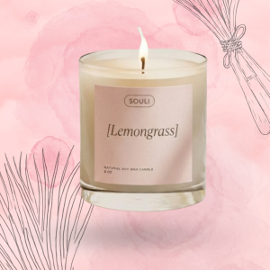 Souli | Nến thơm hương Lemongrass - Mang lại cảm giác dễ chịu