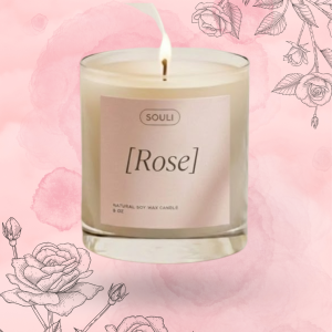 Souli | Nến thơm hương Rose - Giảm stress